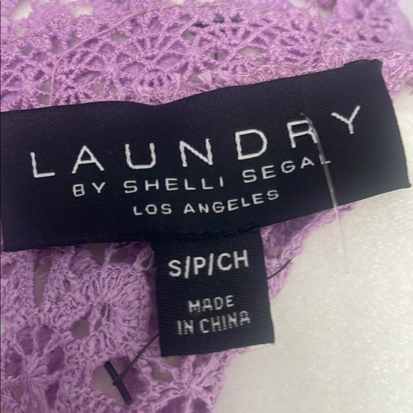 Laundry By Shelli Segal Purple Lace Sleeveless Blouse. Fitted Sz S - Picture 8 of 10